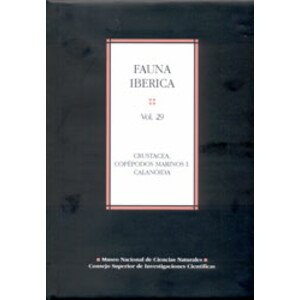 FAUNA IBÉRICA. VOL. 29. CRUSTACEA. COPÉPODOS MARINOS I. CALANOIDA