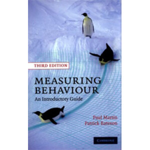 MEASURING BEHAVIOUR. AN INTRODUCTORY GUIDE.