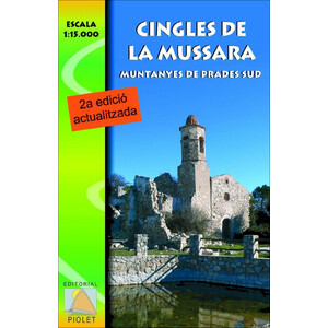 MAPA PIOLET 1:15.000. CINGLES DE LA MUSSARA. MUNTANYES DE PRADES SUD