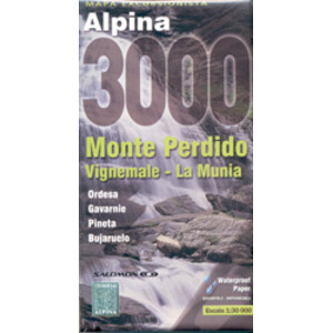 MAPA ALPINA. MONTE PERDIDO, VIGNEMALE-LA MUNIA (MAPA Y GUÍA)