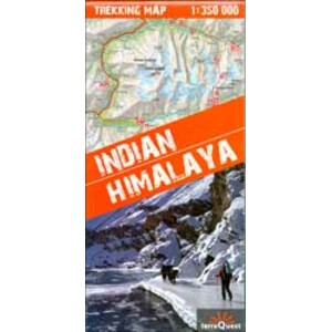 INDIAN HIMALAYA TREKKING MAP