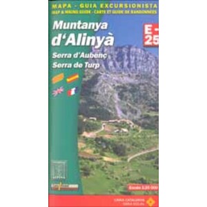 MAPA ALPINA 1:25.000. MUNTANYA D'ALINYÀ. SERRA D'AUBENÇ-SERRA DEL TURP (MAPA I GUIA)