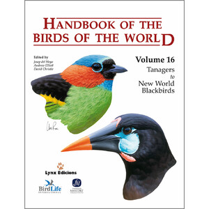 HANDBOOK OF THE BIRDS OF THE WORLD, VOL. 16. TANAGERS TO NEW WORLD BLACKBIRDS 1
