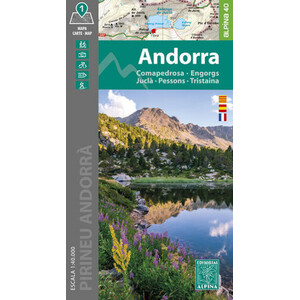 MAPA ALPINA 1:40.000. ANDORRA. COMAPEDROSA, ENGORGS, JUCLÀ, PESSONS, TRISTAINA