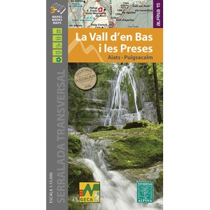 MAPA ALPINA 1:15.000. LA VALL D'EN BAS I LES PRESES. AIATS-PUIGSACALM (3 MAPES)