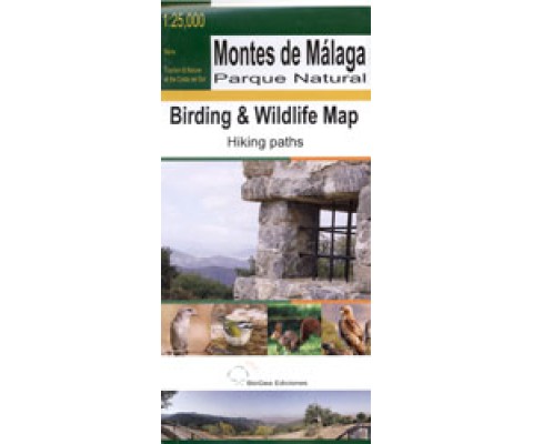 MONTES DE MÁLAGA. PARQUE NATURAL. MAPA ORNITOLÓGICO Y DE FAUNA. SENDEROS