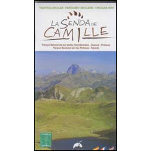 MAPA ALPINA 1:25.000. LA SENDA DE CAMILLE. PARQUE NATURAL DE LOS VALLES OCCIDENTALES-HUESCA-PIRINEOS. PARQUE NACIONAL DE LOS PIRINEOS-FRANCIA. (MAPA Y