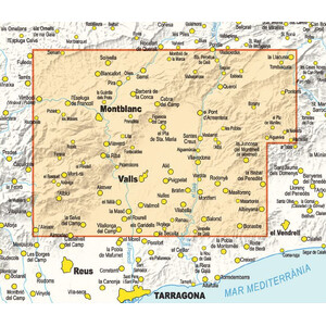 MAPA PIOLET 1:40.000. CAMINS DE L'ALT CAMP 2