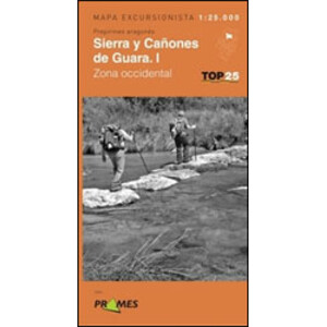 MAPA EXCURSIONISTA SIERRA Y CAÑONES DE GUARA I . ZONA OCCIDENTAL