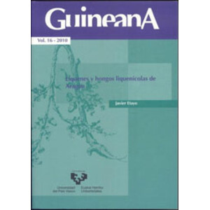 GUINEANA 16. LÍQUENES Y HONGOS LIQUENÍCOLAS DE ARAGÓN