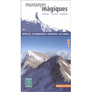 MAPA ALPINA 1:50.000 MUNTANYES MÀGIQUES, MAPA I GUIA EXCURSIONISTA. RIPOLLÉS, ALT BERGUEDÀ, CERDANYA, ALT URGELL