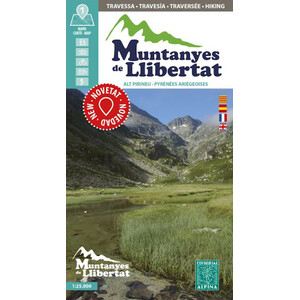 MAPA ALPINA 1:25.000. MUNTANYES DE LLIBERTAT . ALT PIRINEU, PYRÉNÉES ARIÉGEOISES
