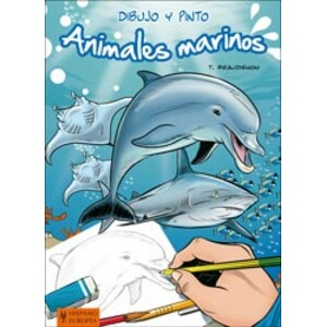 DIBUJO Y PINTO ANIMALES MARINOS