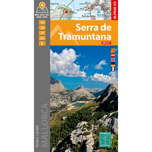 MAPA ALPINA 1:25.000 SERRA DE TRAMUNTANA (4 MAPES)