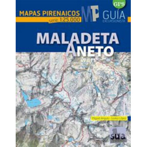 MAPAS PIRENAICOS SERIE 1:25.000  MALADETA ANETO