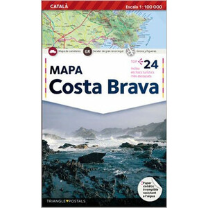 MAPA COSTA BRAVA 1:100.000 (CATALÀ)