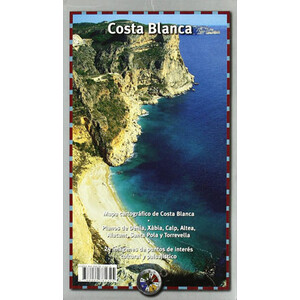 MAPA COSTA BLANCA 1:225.000