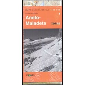MAPA EXCURSIONISTA 1:25.000 PIRINEO ARAGONES ANETO - MALADETA