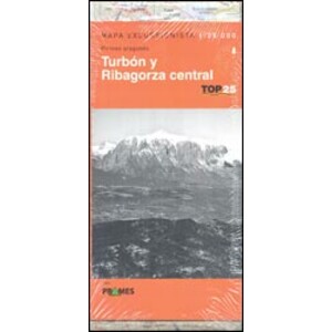 MAPA EXCURSIONISTA 1:25.000 PIRINEO ARAGONES TURBÓN Y RIBAGORZA CENTRAL