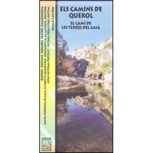 MAPA PIOLET 1:20.000. ELS CAMINS DE QUEROL. EL CAMÍ DE LES TERRES DEL GAIÀ. QUEROL, BONANY, ESBLADA, SEGUER, VALLDOSSERA, SANTA PERPÈTUA DE GAIÀ, EL P