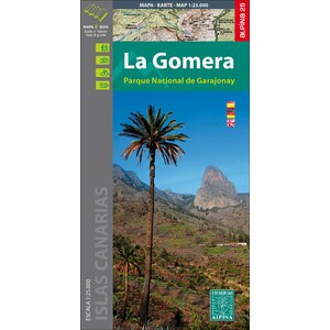 MAPA ALPINA 1:25.000. LA GOMERA. PARQUE NACIONAL DE GARAJONAY