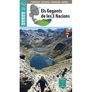 MAPA ALPINA 1:25.000 ELS GEGANTS DE LES 3 NACIONS