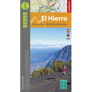 MAPA ALPINA 1:25.000 EL HIERRO. RESERVA DE LA BIOSFERA-GEOPARQUE (2 MAPAS)