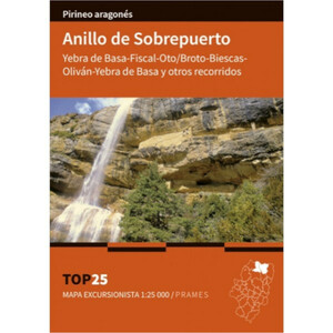 MAPA EXCURSIONISTA 1:25.000 ANILLO DE SOBREPUERTO TOP 25