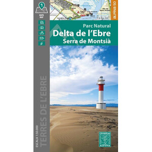 MAPA ALPINA 1:50.000. DELTA DE L'EBRE PARC NATURAL SERRA DE MONTSIÀ
