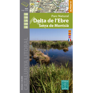 MAPA ALPINA 1:50.000. DELTA DE L'EBRE PARC NATURAL SERRA DE MONTSIÀ