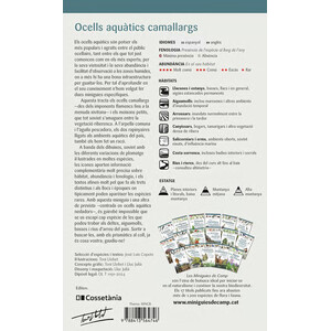 OCELLS AQUÀTICS CAMALLARGS, RAPINYAIRES I MOIXONS DE LES ZONES HUMIDES. MINIGUIA DE CAMP 4