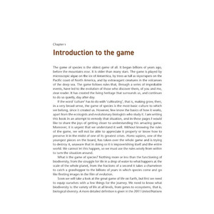 THE GAME OF SPECIES. AN INTRODUCTION TO BIODIVERSITY 2