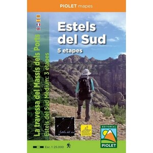 MAPA PIOLET 1:25.000 ESTELS DEL SUD. LA  TRAVESSA DEL MASSÍS DELS PORTS. 5 ETAPES