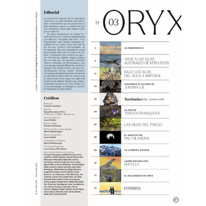 ORYX, LA REVISTA DEL AMANTE DE LA NATURALEZA. NÚMERO 03. VERSIÓN IMPRESA EN CASTELLANO._1