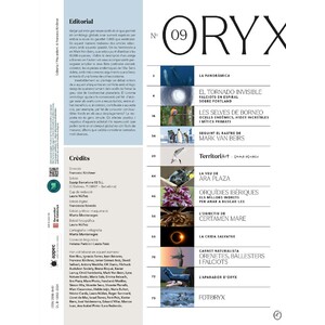 ORYX, LA REVISTA DE L'AMANT DE LA NATURA. NÚMERO 09. VERSIÓ IMPRESA EN CATALÀ._1