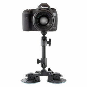 SOPORTE CON DOBLE VENTOSA PARA TELESCOPIOS Y MATERIAL FOTOGRÁFICO DELKIN FAT GECKO 4