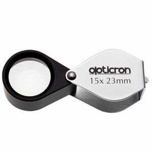 OPTICRON LUPA PLEGABLE DE CAMPO 15X METÁLICA