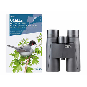 KIT BÀSIC D'OBSERVACIÓ D'OCELLS: PRISMÀTIC OPTICRON OREGON  4 PC OASIS 10X42 + OCELLS DE CATALUNYA, PAÍS VALENCIÀ I BALEARS