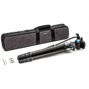 BENRO KIT TRÍPODE DE FIBRA DE CARBONO TORTOISE 34CLV Y RÓTULA S4PRO 3