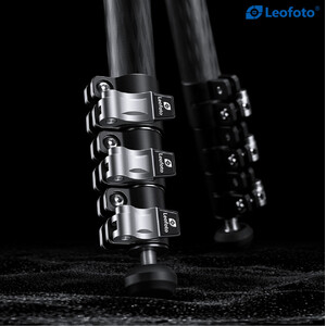 LEOFOTO KIT TRÍPODE DE FIBRA DE CARBONO MANBA LV-284C Y RÓTULA FLUIDA BV-5 4