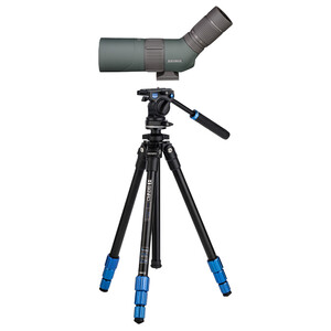 KIT ORYX DE TELESCOPIO VORTEX RAZOR HD ACODADO 13-39X56 + TRÍPODE BENRO SLIM CON RÓTULA DE VIDEO
