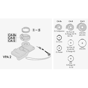 SWAROVSKI ADAPTADOR DE PINZA CA-BS PARA ADAPTADOR VPA 2 3