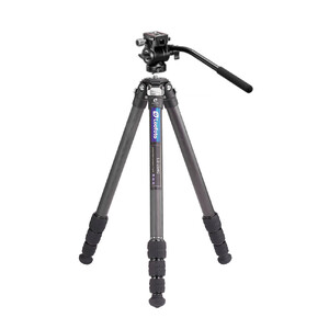 LEOFOTO KIT ORYX COMPUESTO POR TRÍPODE DE FIBRA DE CARBONO RANGER LS-254C Y RÓTULA FLUIDA LIGERA BV-1