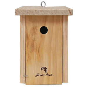 CAJA NIDO DE MADERA PARA PÁJAROS PARA COLGAR 32MM 1