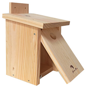 CAJA NIDO DE MADERA PARA PÁJAROS PARA PARED 26MM 4